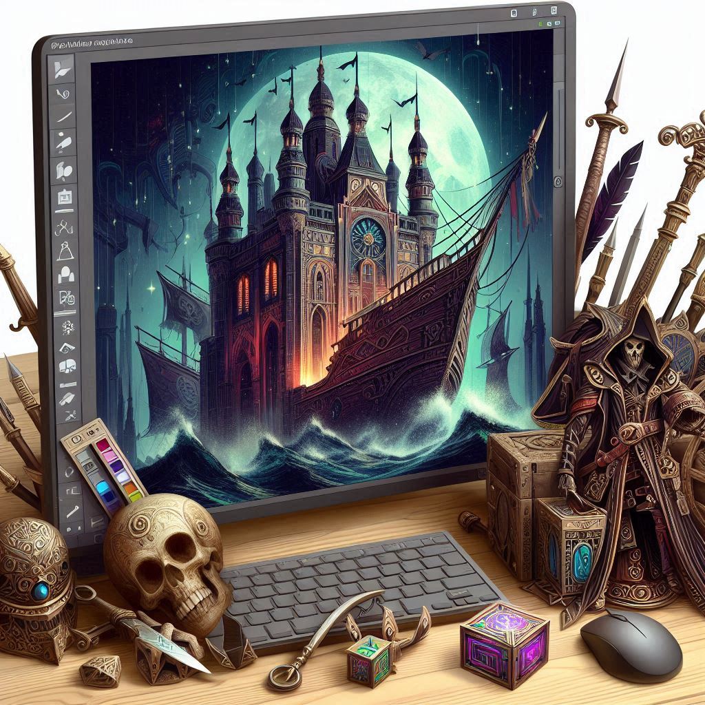 Pirate Software Shadows and Alchemy Knight Game